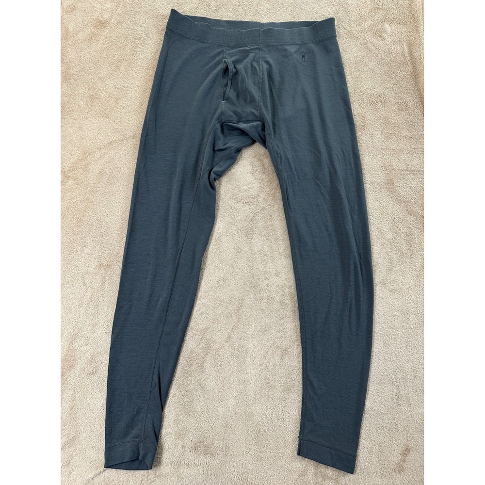 Smartwool leggings Mens 100% Merino Wool Base Layer Bottom Mens XL Gray